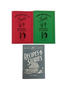 Laurel Mercantile Co Recipes & Stories Collection Volumes 1-3 TLC Home Town HGTV